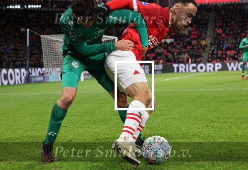 Eindhoven, 27 Januari 2023 
PSV-Almere City, eindstand 2-0
Sergino Dest