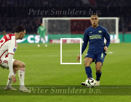 Amsterdam, 3 Februari 2024 AJAX-PSV, eindstand 1-1
Kompetitie Seizoen 2023-2024
Sergino Dest en Steven Berghuis
