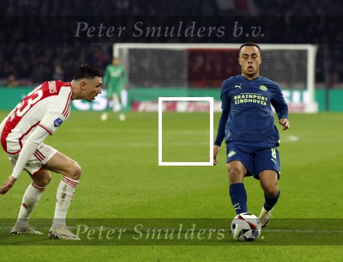 Amsterdam, 3 Februari 2024 AJAX-PSV, eindstand 1-1
Kompetitie Seizoen 2023-2024
Sergino Dest en Steven Berghuis