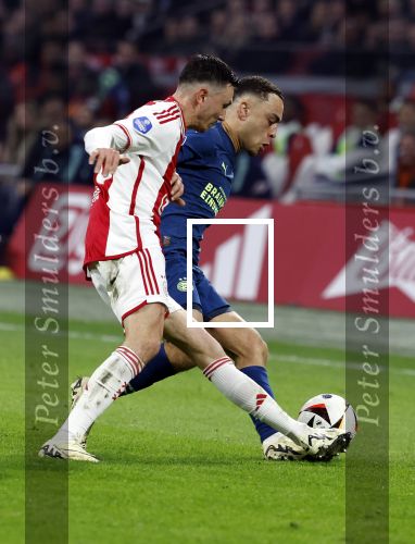 Amsterdam, 3 Februari 2024 AJAX-PSV, eindstand 1-1
Kompetitie Seizoen 2023-2024
Sergino Dest en Steven Berghuis