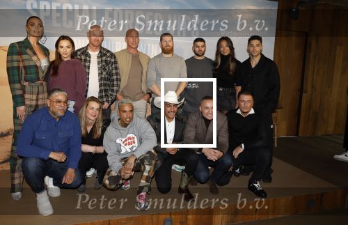 Amsterdam 24 januari 2024
Presentatie special firces Vips in de ADAM Toren . Ayoub Louihrani alias Boer Ayoub, London Loy, Edith Bosch, Demy de Zeeuw, Mark Schaaf, Demi de Boer, Harrie Snijders, Kim Feenstra, Donny Roelvink, Leendert Roelandschap alias Bizzey, Merlijn Kamerling, Nikki Koppedraaijer, Erik Wegewijs en Bas Kremer
