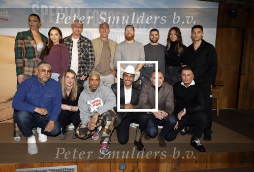 Amsterdam 24 januari 2024
Presentatie special firces Vips in de ADAM Toren . Ayoub Louihrani alias Boer Ayoub, London Loy, Edith Bosch, Demy de Zeeuw, Mark Schaaf, Demi de Boer, Harrie Snijders, Kim Feenstra, Donny Roelvink, Leendert Roelandschap alias Bizzey, Merlijn Kamerling, Nikki Koppedraaijer, Erik Wegewijs en Bas Kremer