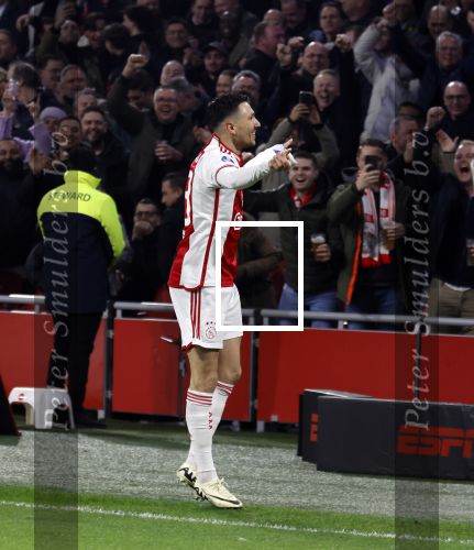 Amsterdam, 3 Februari 2024 AJAX-PSV, eindstand 1-1
Kompetitie Seizoen 2023-2024
Steven Berghuis