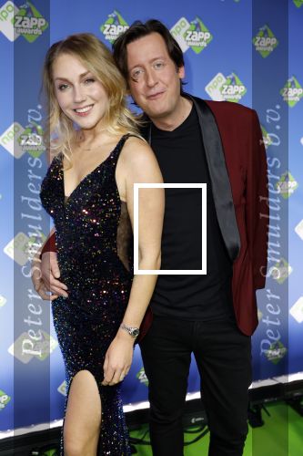 Hilversum 27 januari 2024
Zapp awards in studio 21 . Steven Kazan en partner Jamie Kames