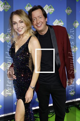 Hilversum 27 januari 2024
Zapp awards in studio 21 . Steven Kazan en partner Jamie Kames