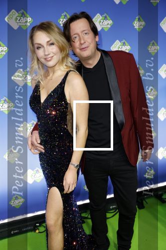 Hilversum 27 januari 2024
Zapp awards in studio 21 . Steven Kazan en partner Jamie Kames