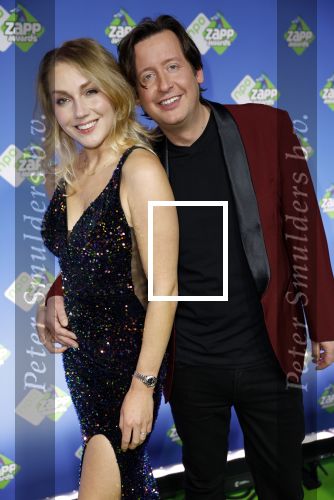 Hilversum 27 januari 2024
Zapp awards in studio 21 . Steven Kazan en partner Jamie Kames
