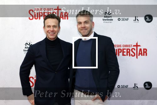 Amsterdam 21 januari 2024
Premiere Jesus Christ Superstar in het DeLaMar theater. Sven Sauve met partner