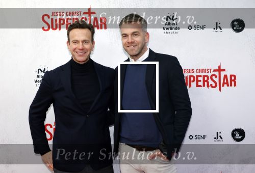 Amsterdam 21 januari 2024
Premiere Jesus Christ Superstar in het DeLaMar theater. Sven Sauve met partner