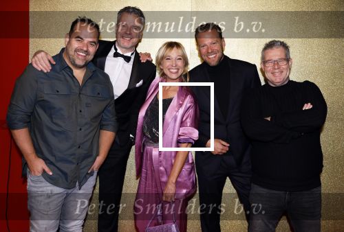 Hilversum 25 januari 2024
Uitreiking Radioring 2024 in de Vorstin . Tim Klijn Rick Romijn Niels v Baarlen  Florentien v d Meulen en Rob Scheepers  wonnen met de ochtendshow van Radio 538 de radioring . Tim Klijn won ook nog de prijs voor beste presentator.
