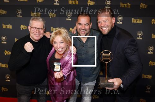 Hilversum 25 januari 2024
Uitreiking Radioring 2024 in de Vorstin . Tim Klijn Rick Romijn Niels v Baarlen en Florentien v d Meulen wonnen met de ochtendshow van Radio 538 de radioring . Tim Klijn won ook nog de prijs voor beste presentator.