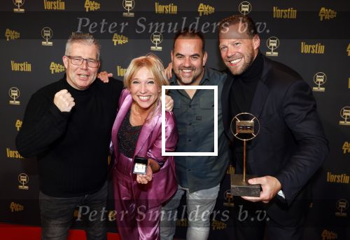 Hilversum 25 januari 2024
Uitreiking Radioring 2024 in de Vorstin . Tim Klijn Rick Romijn Niels v Baarlen en Florentien v d Meulen wonnen met de ochtendshow van Radio 538 de radioring . Tim Klijn won ook nog de prijs voor beste presentator.