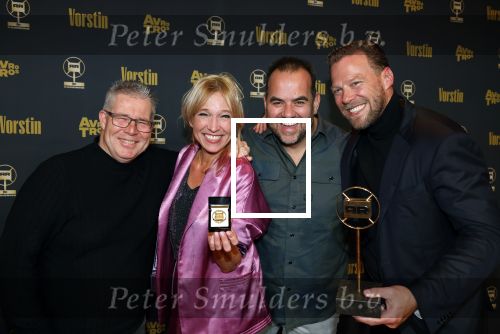 Hilversum 25 januari 2024
Uitreiking Radioring 2024 in de Vorstin . Tim Klijn Rick Romijn Niels v Baarlen en Florentien v d Meulen wonnen met de ochtendshow van Radio 538 de radioring . Tim Klijn won ook nog de prijs voor beste presentator.