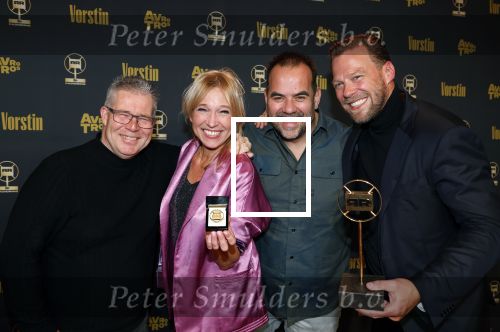 Hilversum 25 januari 2024
Uitreiking Radioring 2024 in de Vorstin . Tim Klijn Rick Romijn Niels v Baarlen en Florentien v d Meulen wonnen met de ochtendshow van Radio 538 de radioring . Tim Klijn won ook nog de prijs voor beste presentator.
