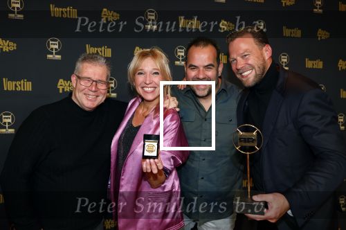 Hilversum 25 januari 2024
Uitreiking Radioring 2024 in de Vorstin . Tim Klijn Rick Romijn Niels v Baarlen en Florentien v d Meulen wonnen met de ochtendshow van Radio 538 de radioring . Tim Klijn won ook nog de prijs voor beste presentator.