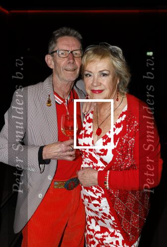 Laren 13 februari 2024
Presentatie nieuwe magazine van Niclole des Bouvrie in het Rosa Spier huis. Viola Holt kwam met haar man peter Holt