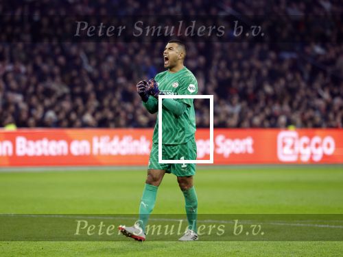 Amsterdam, 3 Februari 2024 AJAX-PSV, eindstand 1-1
Kompetitie Seizoen 2023-2024
Walter Benitez