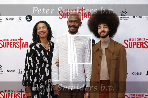 Amsterdam 21 januari 2024
Premiere Jesus Christ Superstar in het DeLaMar theater. Xilian Macrooy
