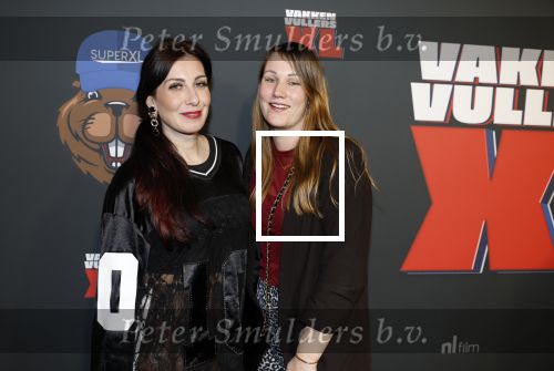 Amsterdam 5 februari 2026
Premiere Vakkenvullers XL in Pathe Noord . 
Antine Algra met een vriendin