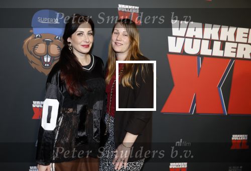 Amsterdam 5 februari 2026
Premiere Vakkenvullers XL in Pathe Noord . 
Antine Algra met een vriendin