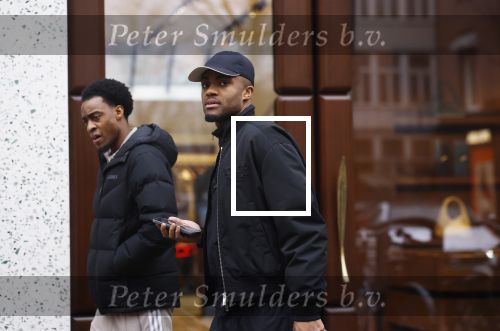 Amsterdam 10 februari 2026
PSV voetballer Boadu en ... op de pc hooftstraat