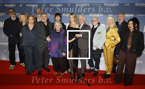 Amsterdam 16 februari 2026
Premiere Boomers met oa Huub Stapel Jennifer Hofman ( zwanger) Renee Fokker Johanna Ter Steege Hans Kesting Serge Henri Valcke ea  in Tuschinski .