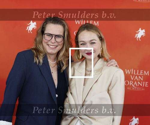 Delft 8 februari 2026
Premiere musical Willem van Oranje . Carolien  Spoor kwam met goede vriend Femke v Veen