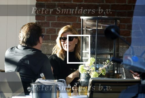 Amsterdam 24 januari 2026
Estelle Cruijff en goede kennis Leopold v Robbemond op terras bij Jondani op de Beethovenstraat