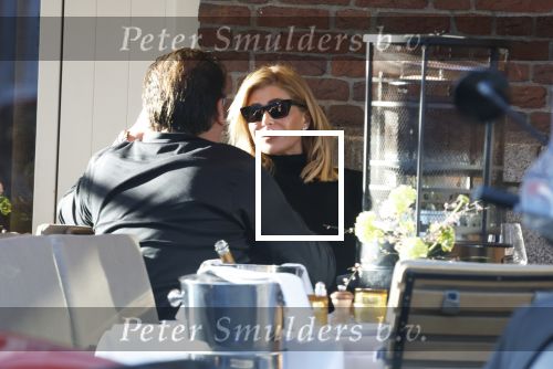 Amsterdam 24 januari 2026
Estelle Cruijff en goede kennis Leopold v Robbemond op terras bij Jondani op de Beethovenstraat