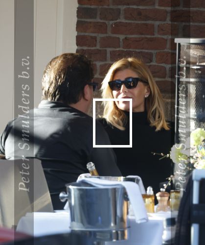 Amsterdam 24 januari 2026
Estelle Cruijff en goede kennis Leopold v Robbemond op terras bij Jondani op de Beethovenstraat