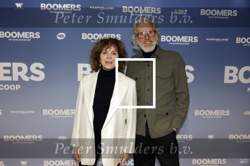 Amsterdam 16 februari 2026
Premiere Boomers met oa Huub Stapel Jennifer Hofman ( zwanger) Renee Fokker Johanna Ter Steege Hans Kesting Serge Henri Valcke ea  in Tuschinski . Henriette Tol met partner Rob Snoeck