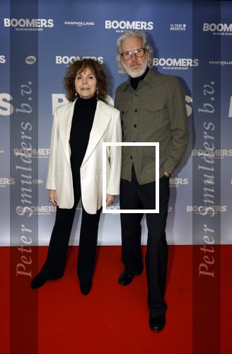Amsterdam 16 februari 2026
Premiere Boomers met oa Huub Stapel Jennifer Hofman ( zwanger) Renee Fokker Johanna Ter Steege Hans Kesting Serge Henri Valcke ea  in Tuschinski . Henriette Tol met partner Rob Snoeck