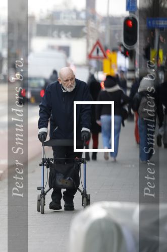 Amsterdam 18 februari 2026
Hugo Metsers met rollator in Amsterdam zuid