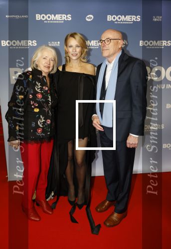 Amsterdam 16 februari 2026
Premiere Boomers met oa Huub Stapel Jennifer Hofman ( zwanger) Renee Fokker Johanna Ter Steege Hans Kesting Serge Henri Valcke ea  in Tuschinski . Jennifer Hoffman met haar ouders