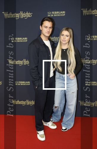 Amsterdam 10 februari 2026
Premiere Wuthering Heights in Tuschinski . Junior Diderich en Chanel de Bruijn