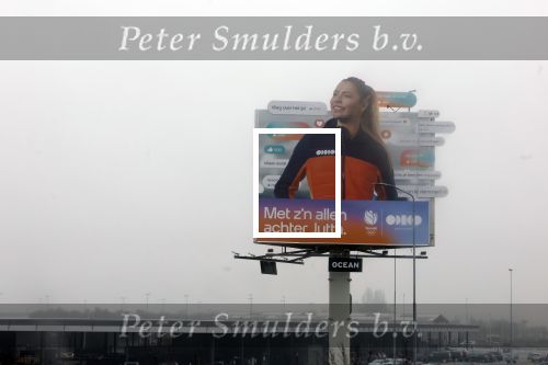 Amsterdam Schiphol 10 februari 2026
Abri Jutta Leerdam in de mist bij schiphol