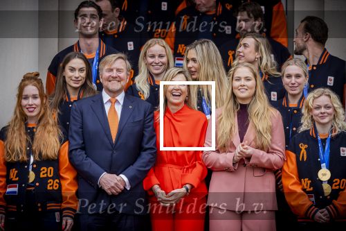 Den Haag 24 Februari 2026
De Olympische medaillewinnaars op bezoek bij de Koninklijke Familie