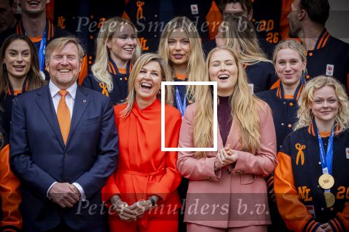 Den Haag 24 Februari 2026
De Olympische medaillewinnaars op bezoek bij de Koninklijke Familie