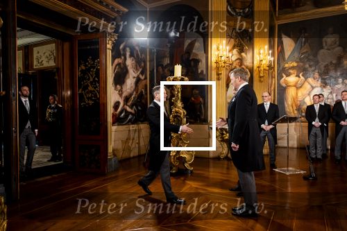 Den Haag, 23 Februari 2026
Presentatie Nieuw Kabinet Jetten
Huis ten Bosch
Koning Willem Alexander bij presentatie Nieuw kabinet