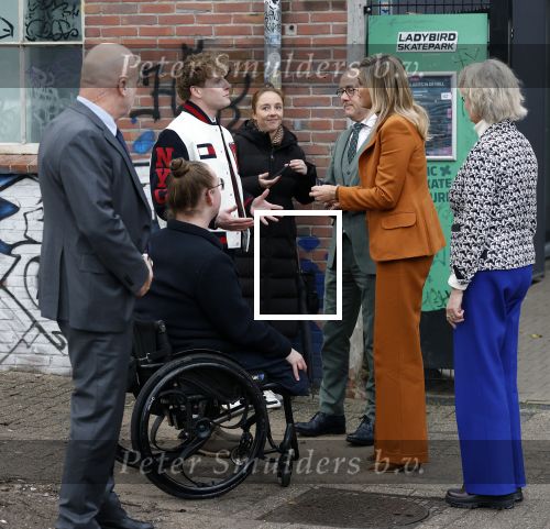 Tilburg 3 februari 2026
Koningin Maxima op bezoek bij de stichting Mind Us in Tilburg .