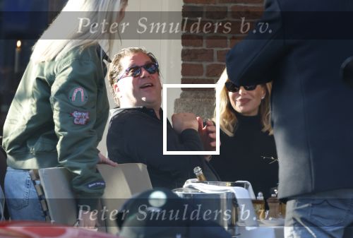 Amsterdam 24 januari 2026
Estelle Cruijff en goede kennis Leopold v Robbemond op terras bij Jondani op de Beethovenstraat