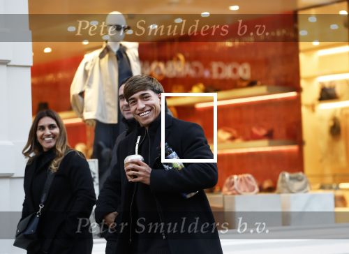 Amsterdam 16 februari 2026
Maher Carizzo ( Ajax en Argentinie) met zijn familie op de pc hooftstraat .