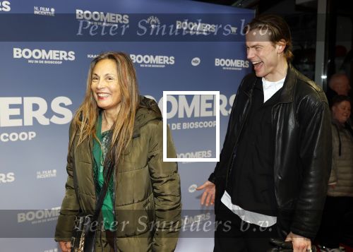 Amsterdam 16 februari 2026
Premiere Boomers met oa Huub Stapel Jennifer Hofman ( zwanger) Renee Fokker Johanna Ter Steege Hans Kesting Serge Henri Valcke ea  in Tuschinski . marion Bloem met partner