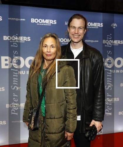 Amsterdam 16 februari 2026
Premiere Boomers met oa Huub Stapel Jennifer Hofman ( zwanger) Renee Fokker Johanna Ter Steege Hans Kesting Serge Henri Valcke ea  in Tuschinski . marion Bloem met partner