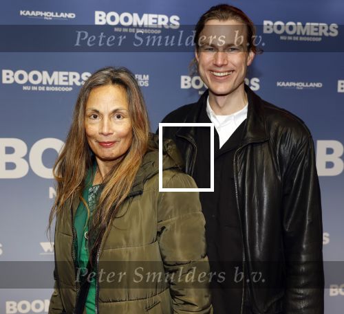 Amsterdam 16 februari 2026
Premiere Boomers met oa Huub Stapel Jennifer Hofman ( zwanger) Renee Fokker Johanna Ter Steege Hans Kesting Serge Henri Valcke ea  in Tuschinski . marion Bloem met partner