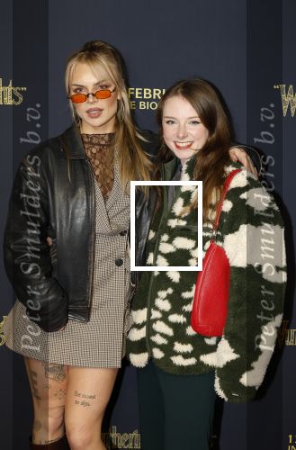 Amsterdam 10 februari 2026
Premiere Wuthering Heights in Tuschinski . 
Maud Lowis en Siobhan Kaufman