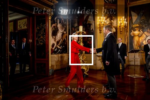 Den Haag, 23 Februari 2026
Presentatie Nieuw Kabinet Jetten
Huis ten Bosch
Mirjam Sterk en Koning Willem Alexander