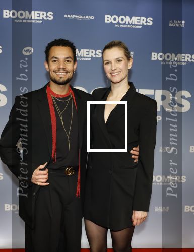 Amsterdam 16 februari 2026
Premiere Boomers met oa Huub Stapel Jennifer Hofman ( zwanger) Renee Fokker Johanna Ter Steege Hans Kesting Serge Henri Valcke ea  in Tuschinski . Mitch Wolterink met een vriendin