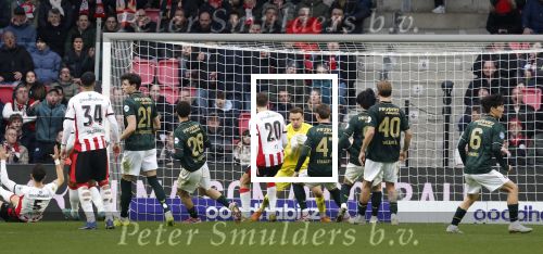 Eindhoven, 1 Februari 2026
Kompetitiewedstrijd PSV-Feyenoord, eindstand 3-0