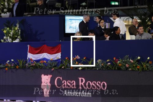 Amsterdam 24 januari 2026
Prinses Beatrix bezoekt jumping Amsterdam . Nichtje prinses Margarita ontvangt haar in de RAI. Casa Rosso reclame onder Prinsews Beatrix